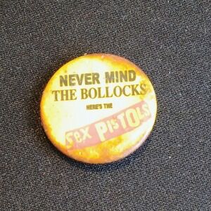 Sex Pistols Never Mind the Bollocks Here's the Sex Pistols Pin Button Vintage